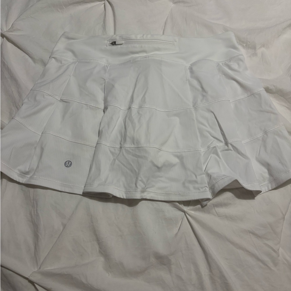 lululemon athletica White Athletic Skort with Flared Skirt